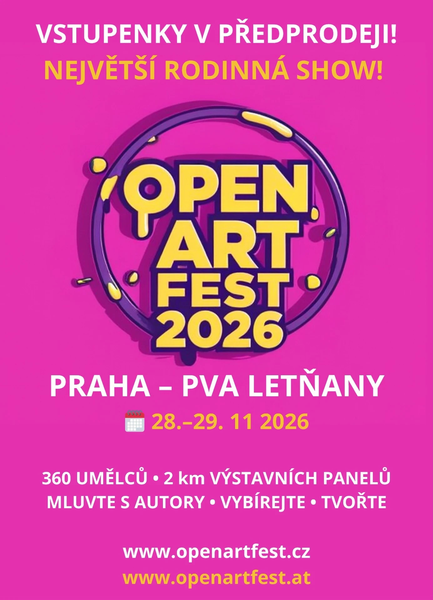 PRAHA – PVA LETŇANY 28.–29. listopadu 2026 v Hale 1